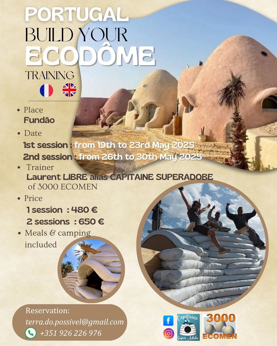 Affiche formation Portugal